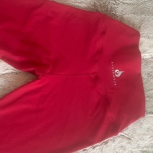Ryderwear Size Small Legging- Cherry Red;